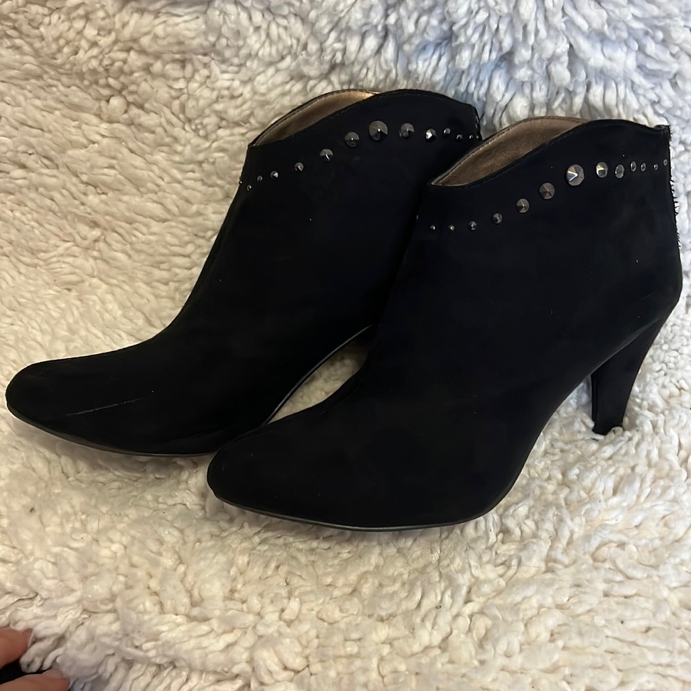 Little black ankle booties